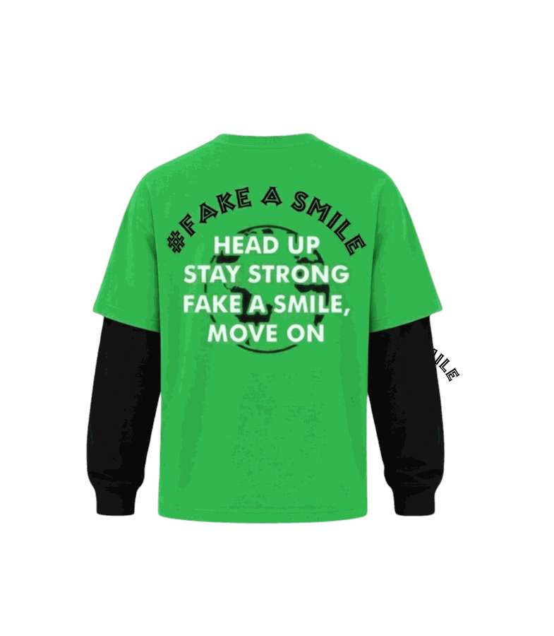 Forest Two-Tone Long Sleeve back
