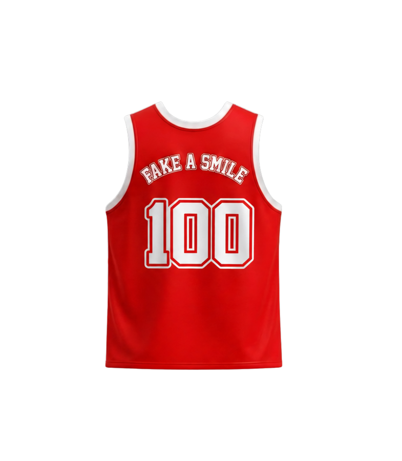 Crimson Court Jersey back